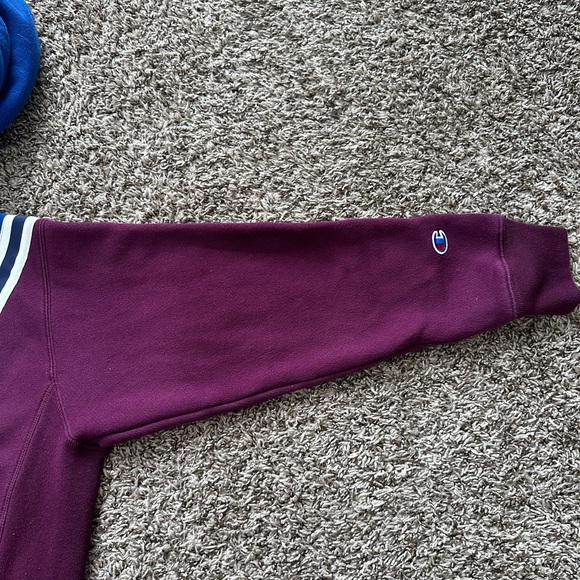 Champion Color Block Pullover Hooded Sweatshirt Women's Large - Picture 8 of 12